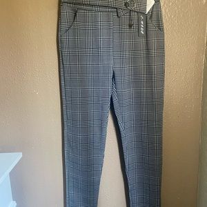 Black and white pants